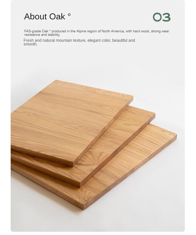 Oak, Beech Solid Wood Office Desk