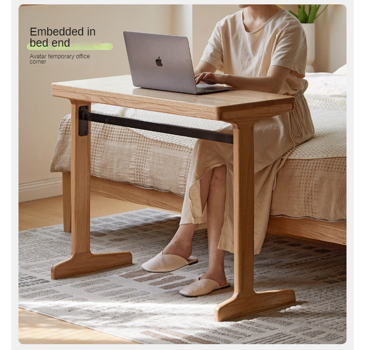 Oak, Cherry Solid Wood Small Office Desk