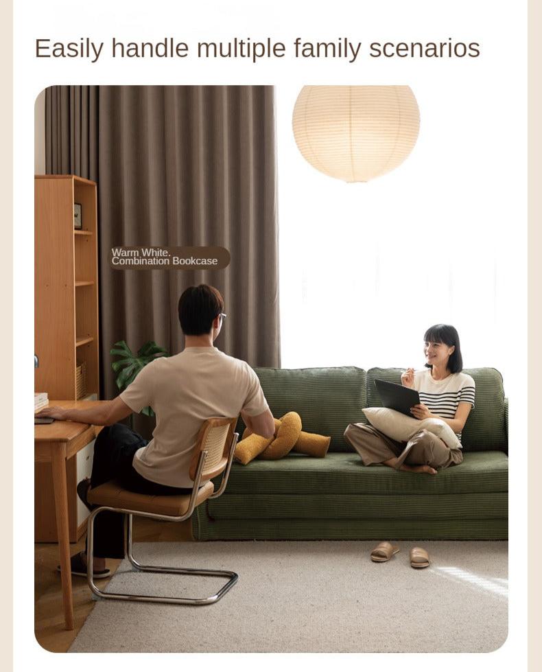 Fabric Floor Folding Dual-purpose Sofa.