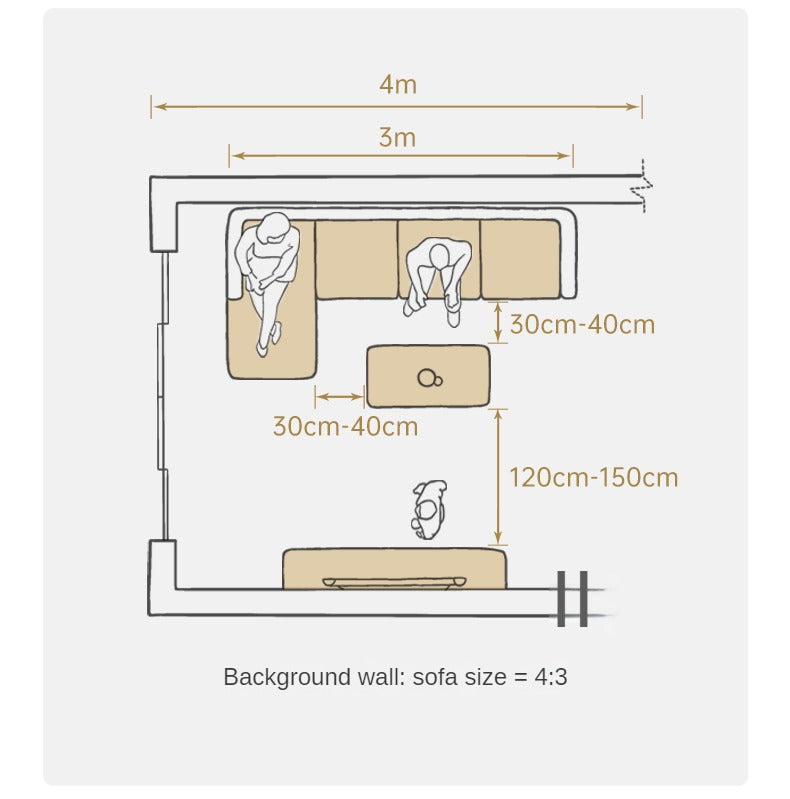 Ash Solid Wood Floor Fabric Tofu Block Sofa.