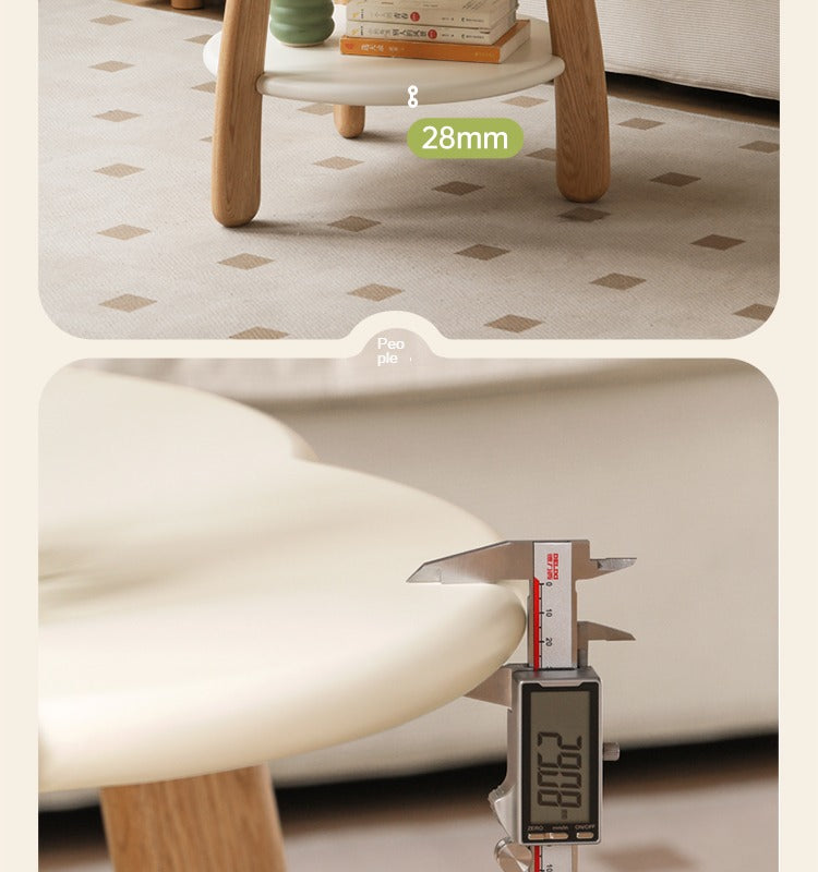 Poplar Solid Wood Cream Style Creative Coffee Table