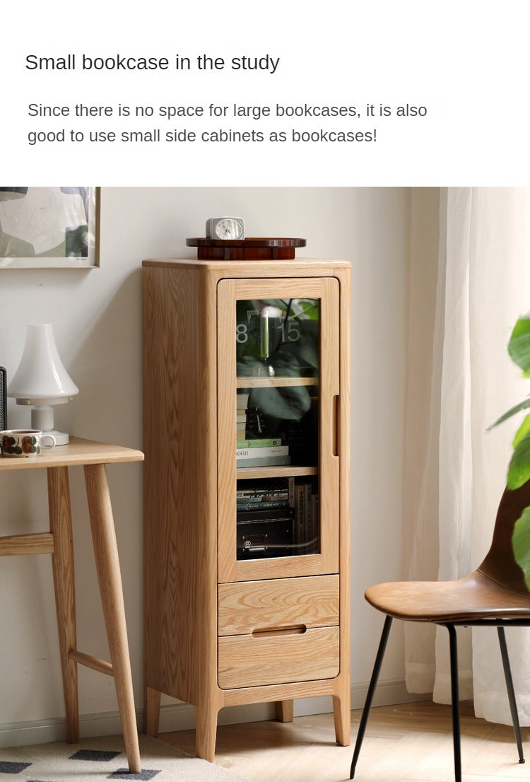Oak Solid Wood Nordic Side Cabinet