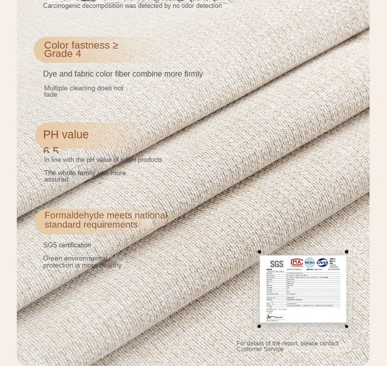 Fabric, Leather Modern White Down Sofa.
