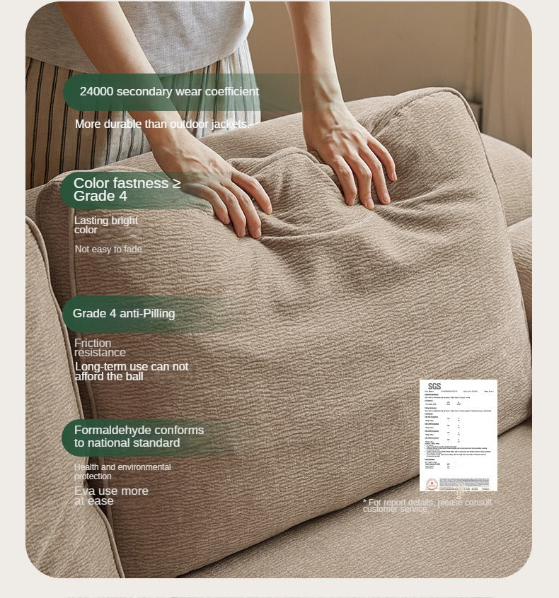 Fabric Sofa Modern Folding Dual-purpose Sofa.