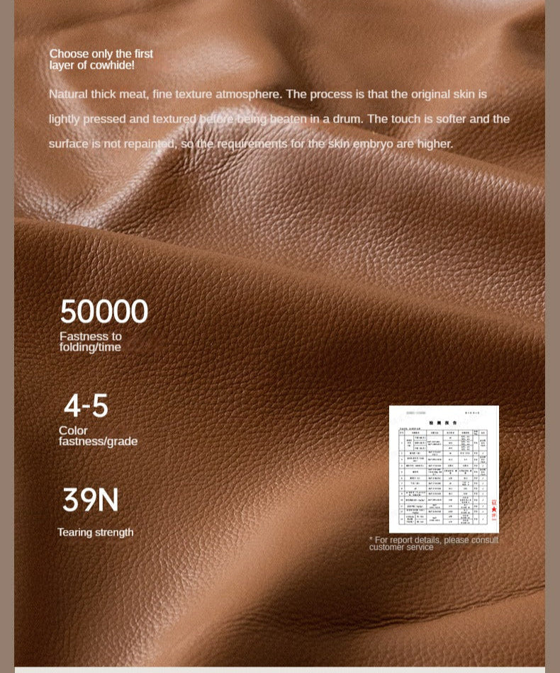 Genuine Leather sofa with Italian Low-Profile Design