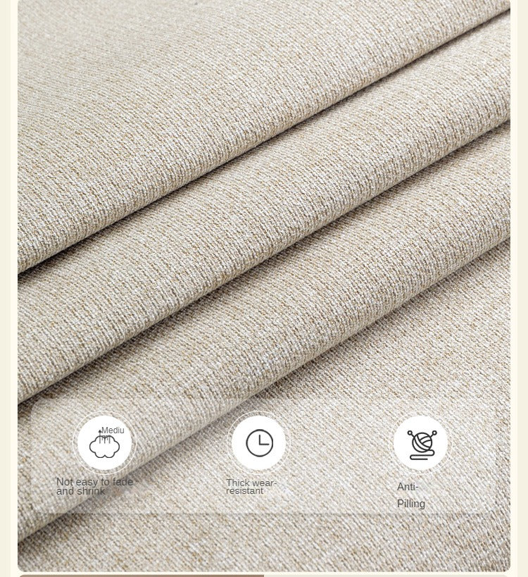 Oak Solid Wood Cream Style Sofa.