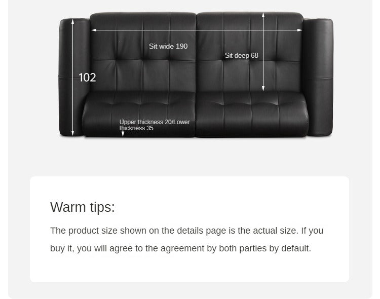 Fabric Electric Italian Style Sitting and Sleeping Sofa.