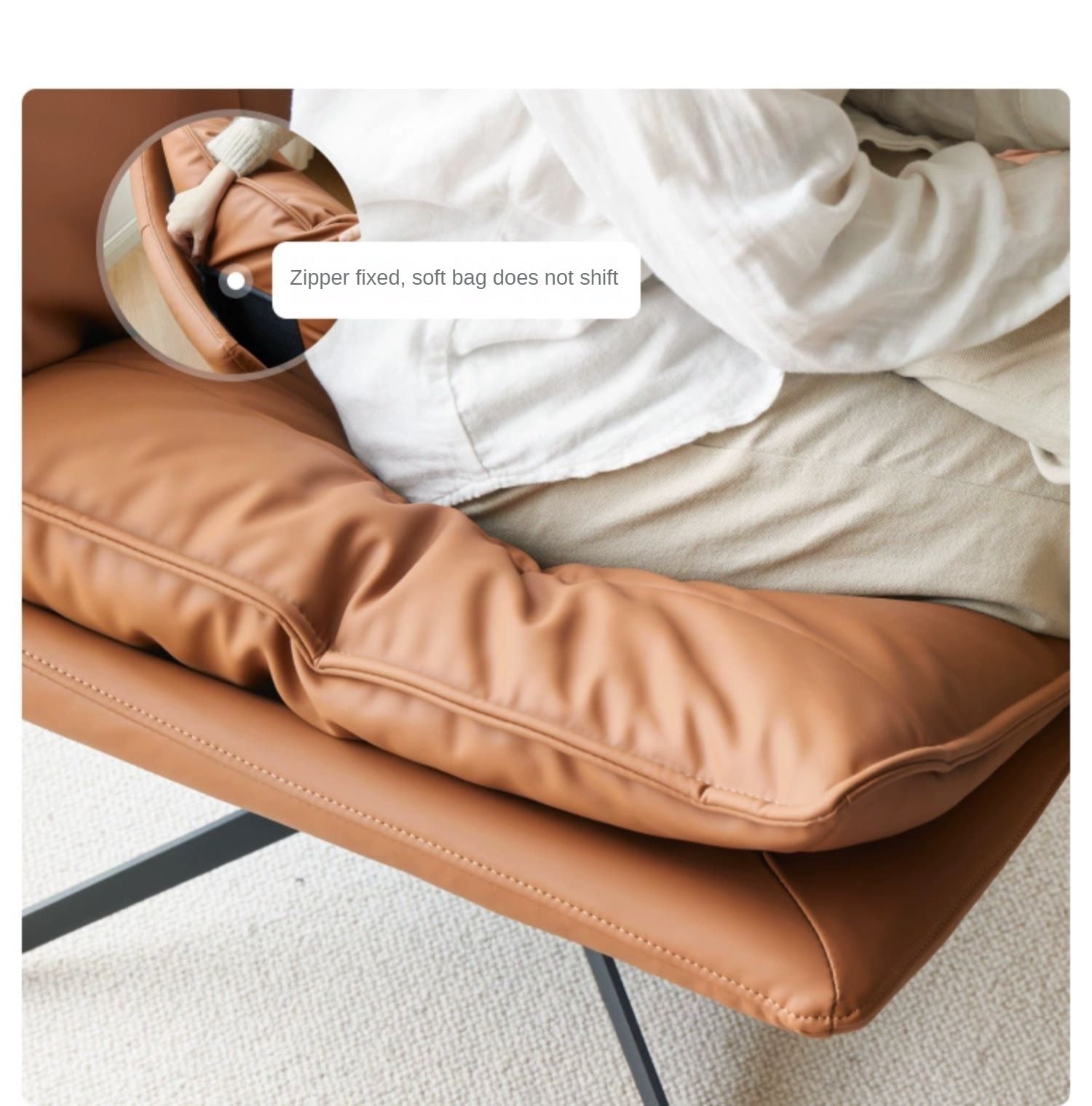 360° Organic Leather Recliner)