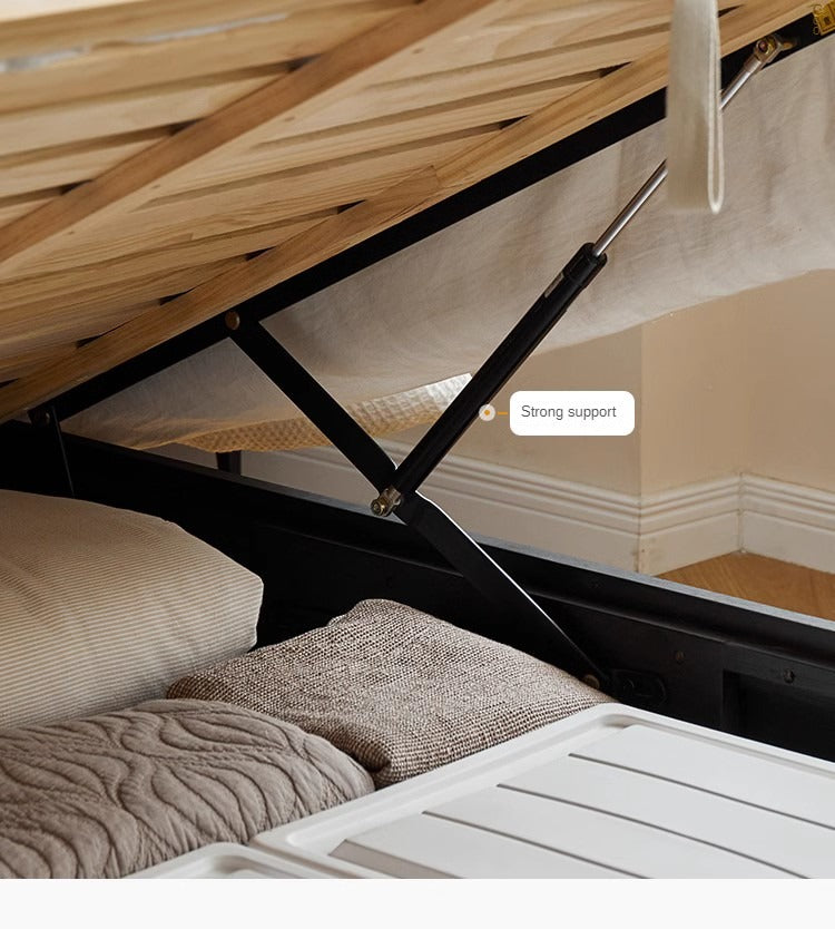 Oak Solid Wood Vintage Bed