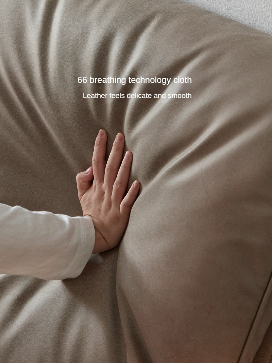 Technological Fabric Bed,Genuine Leather Bed