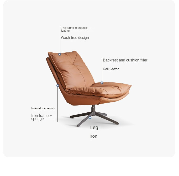 360° Organic Leather Recliner)
