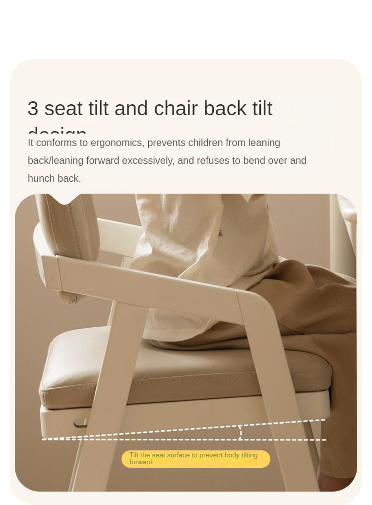 Birch Solid Wood Children's Cream Style Lift Chair.