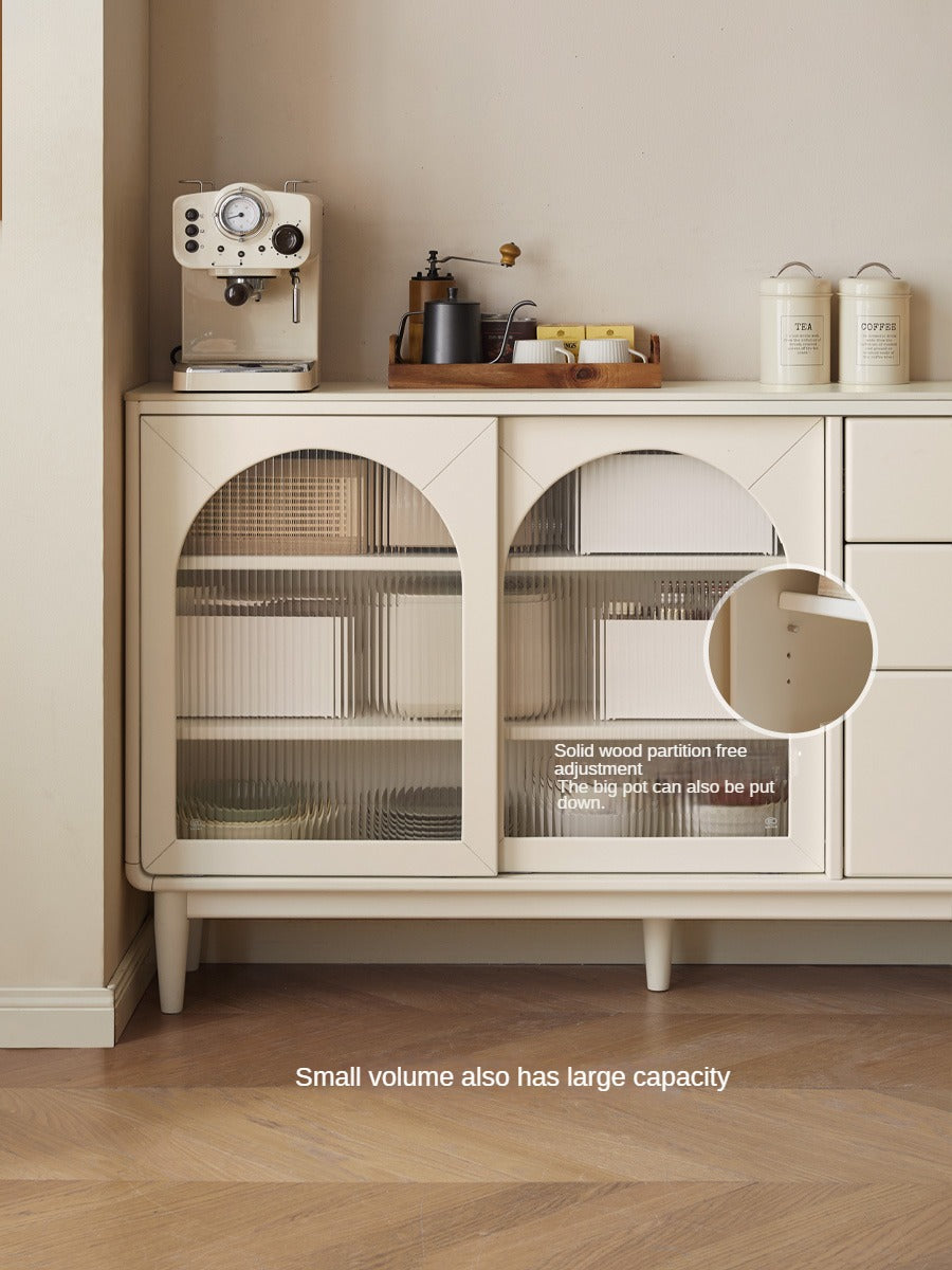 Poplar Solid Wood Rock Board Ultra-thin Wall Sideboard