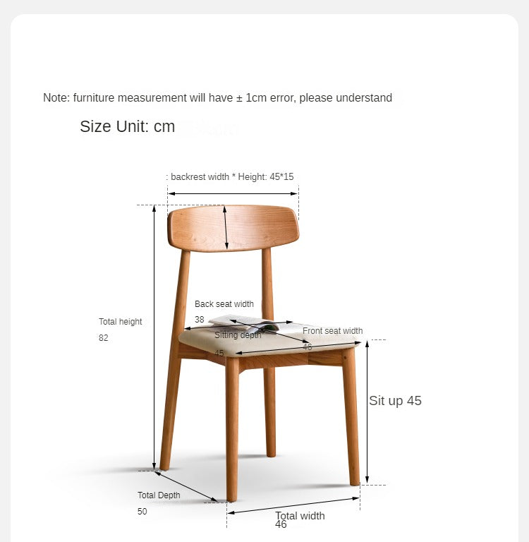 Сherry Solid Wood - Dining Chair Classic 4 pcs set