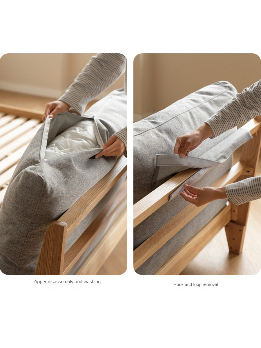 Oak Solid Wood Soft Bed
