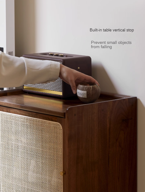 Oak Solid Wood Narrow Style With Doorshoe Cabinet