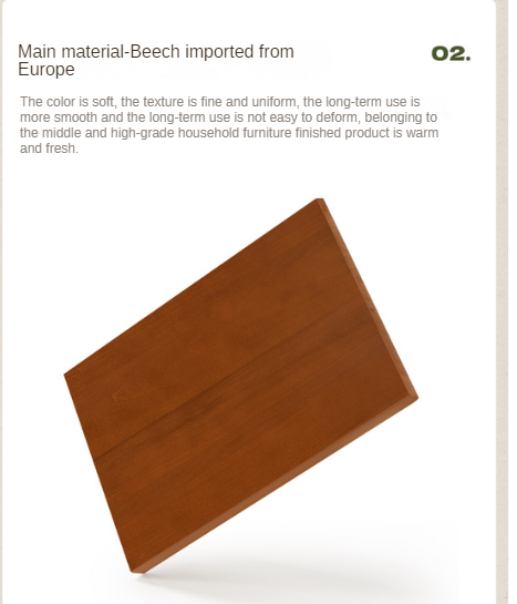 Beech, Oak Solid Wood Mid-Century Modern Lounge Chair
