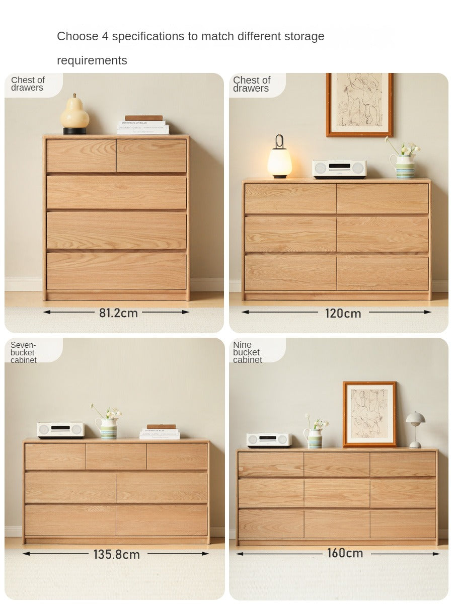 Oak, Black Walnut, Beech Solid Wood, Solid Rubberwood Storage Drawer