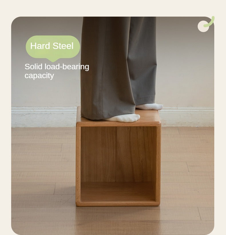 Oak, Cherry Solid Wood Free Combination Bookshelf