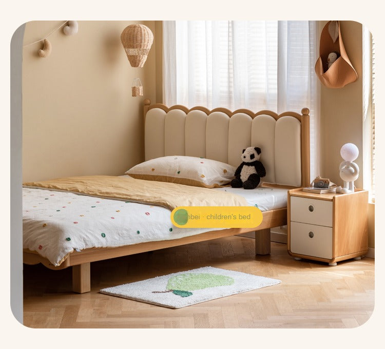 Beech Solid Wood Kids Nightstand