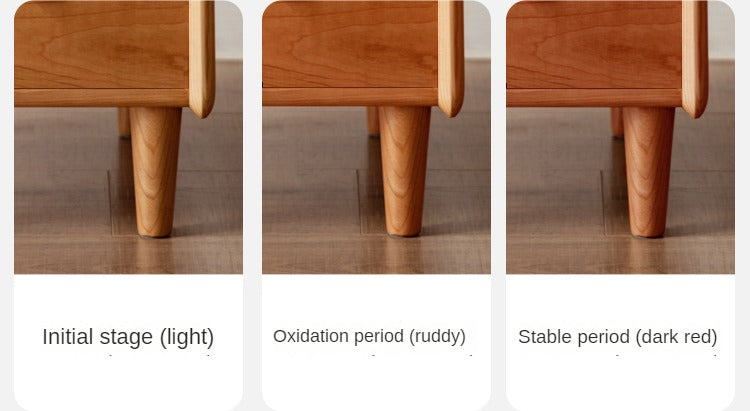 Cherry Solid Wood Nightstand.