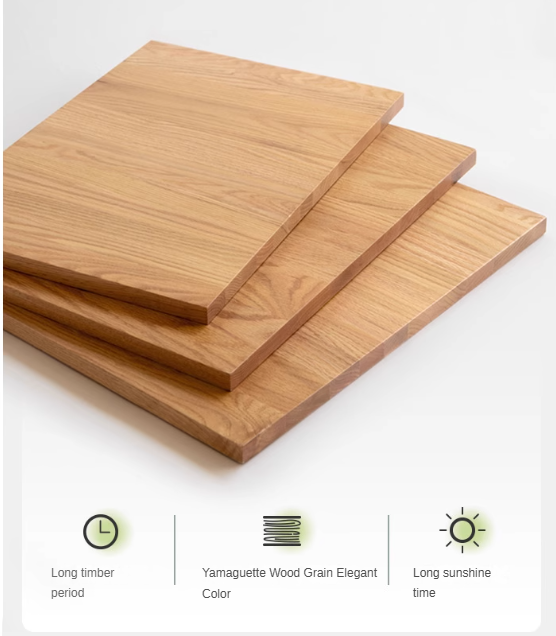 Oak Solid Wood Bay Window Folding Table