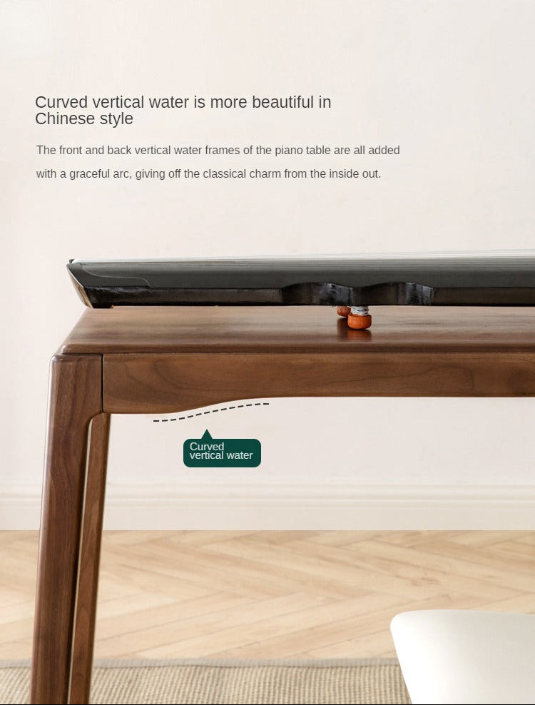 Black Walnut, Oak Solid Wood Desk