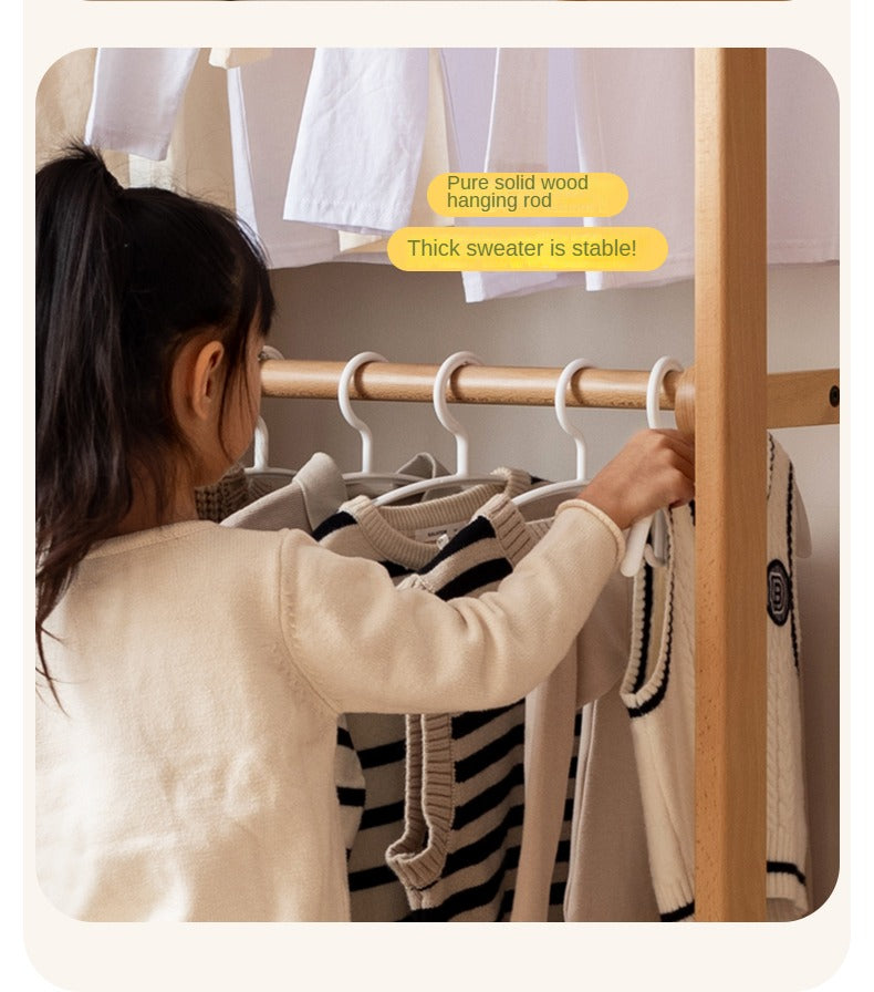 Beech Solid Wood Children's Wardrobe Hanger
