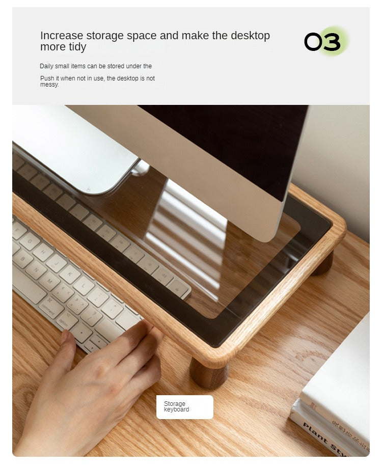 Solid Rubberwood, Oak Solid Wood Office Table Bracket