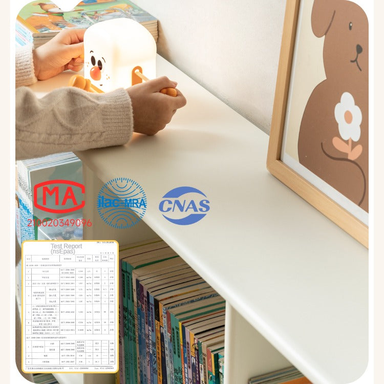 Rubber Solid Wood Cream Style Rack Combination Cabinet