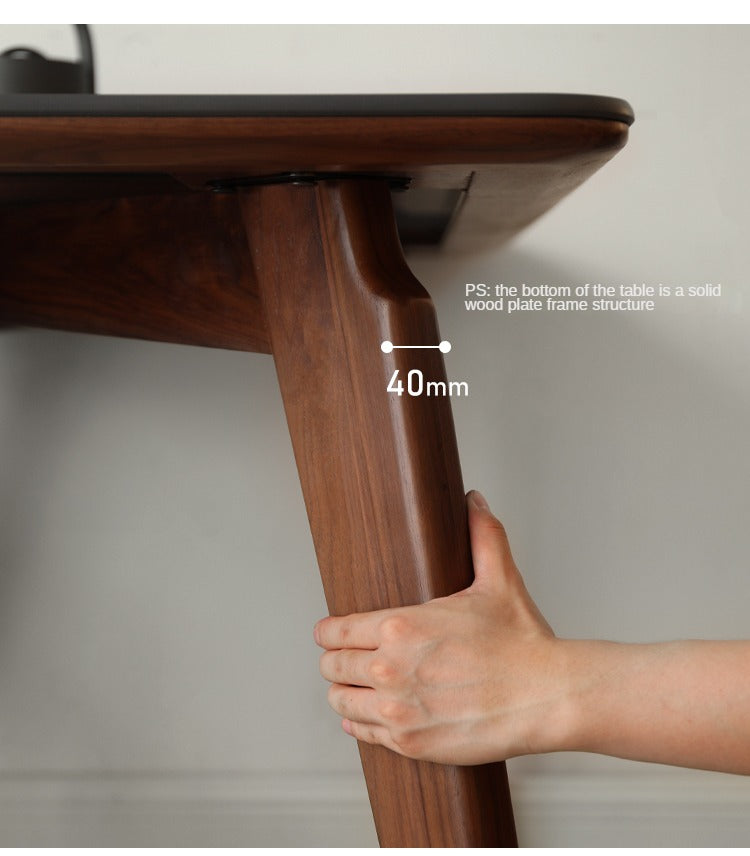 Black Walnut Solid Wood Slate North American Dining Table