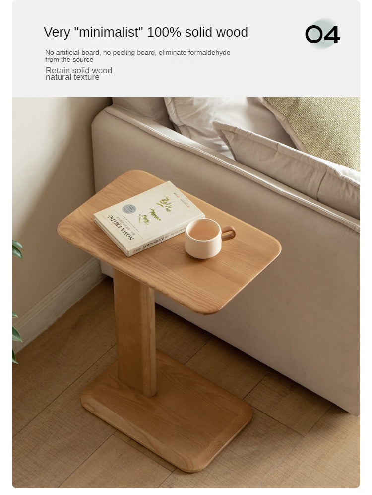 Ash, Oak, Black Walnut Solid Wood Side Table Modern Simple