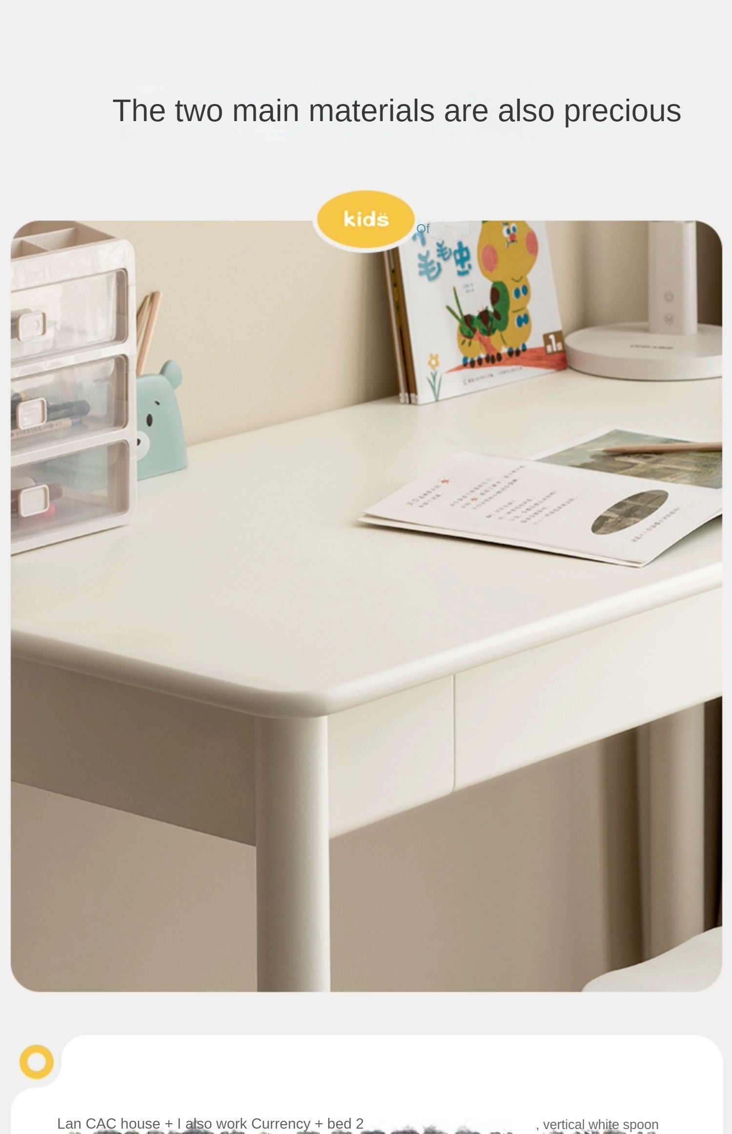 Oak, Birch Solid Wood Lift Kid's Chair White.