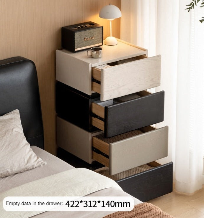 Oak Solid Wood Light Luxury Side Table