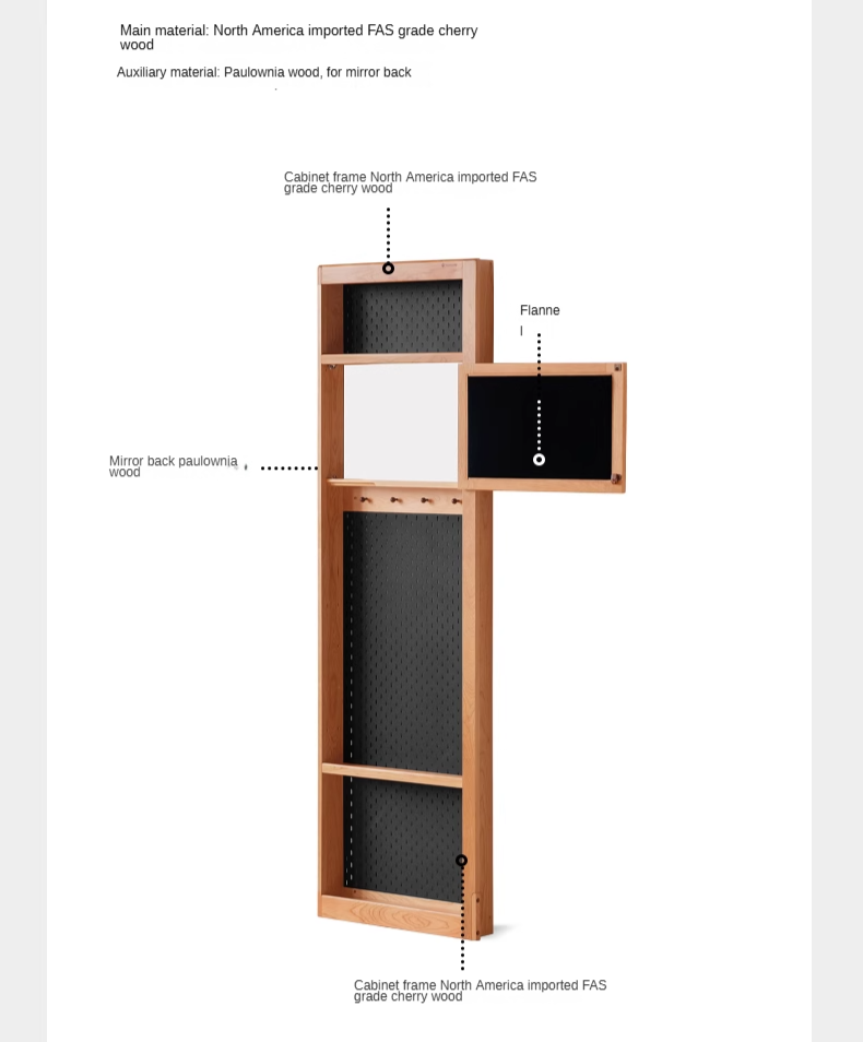 Cherry, Poplar Solid Wood Medieval Style Corner Cabinet.