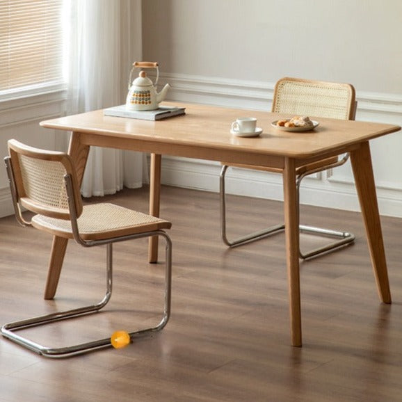 Oak, Ash Solid Wood Dining Table