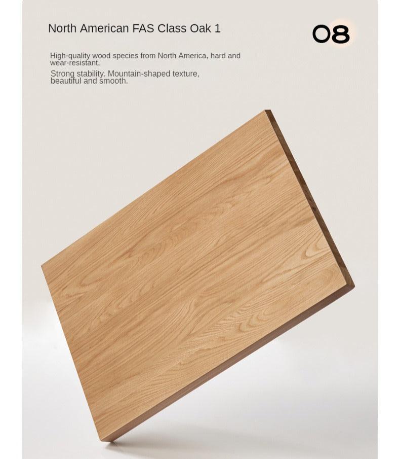 Oak, Solid Rubberwood TV Wall Cabinet.