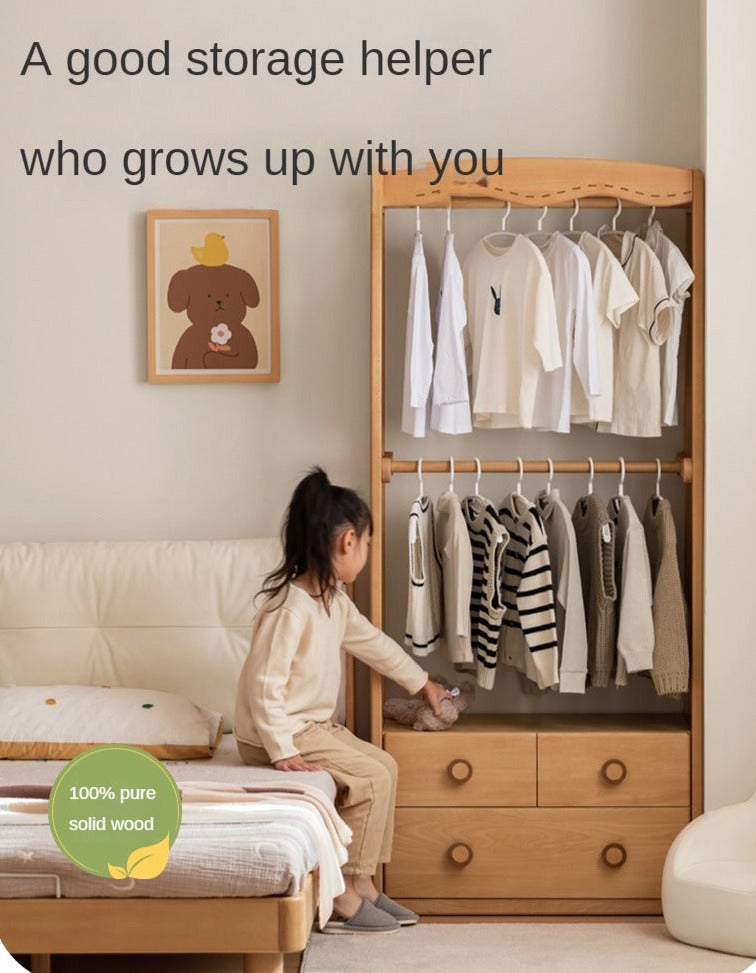 Beech Solid Wood Children's Wardrobe Hanger