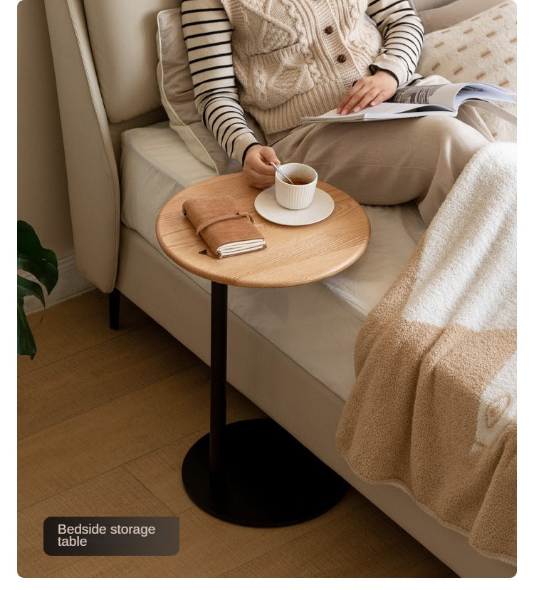 Black Walnut, Oak Solid Wood Side Table Modern