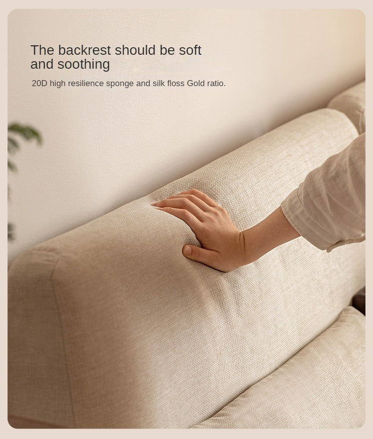 Black Walnut, Oak Solid Wood Dual Use Sofa,