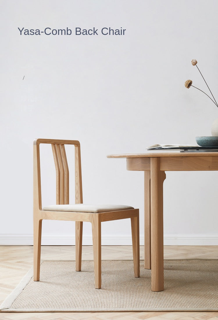 Black Walnut, Ash Solid Wood Dining Chair 4pcs