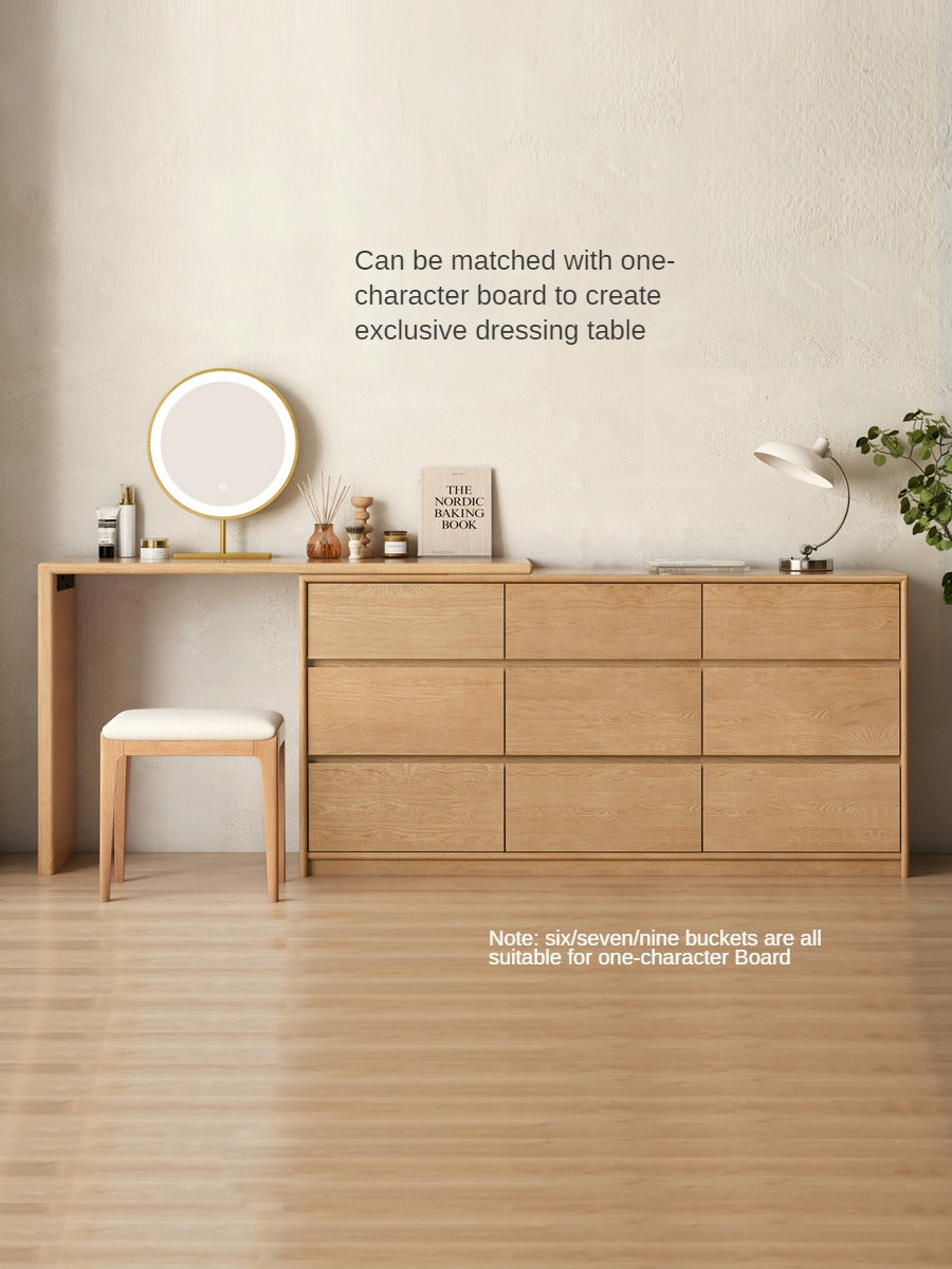 Oak, Black Walnut, Beech Solid Wood, Solid Rubberwood Storage Drawer