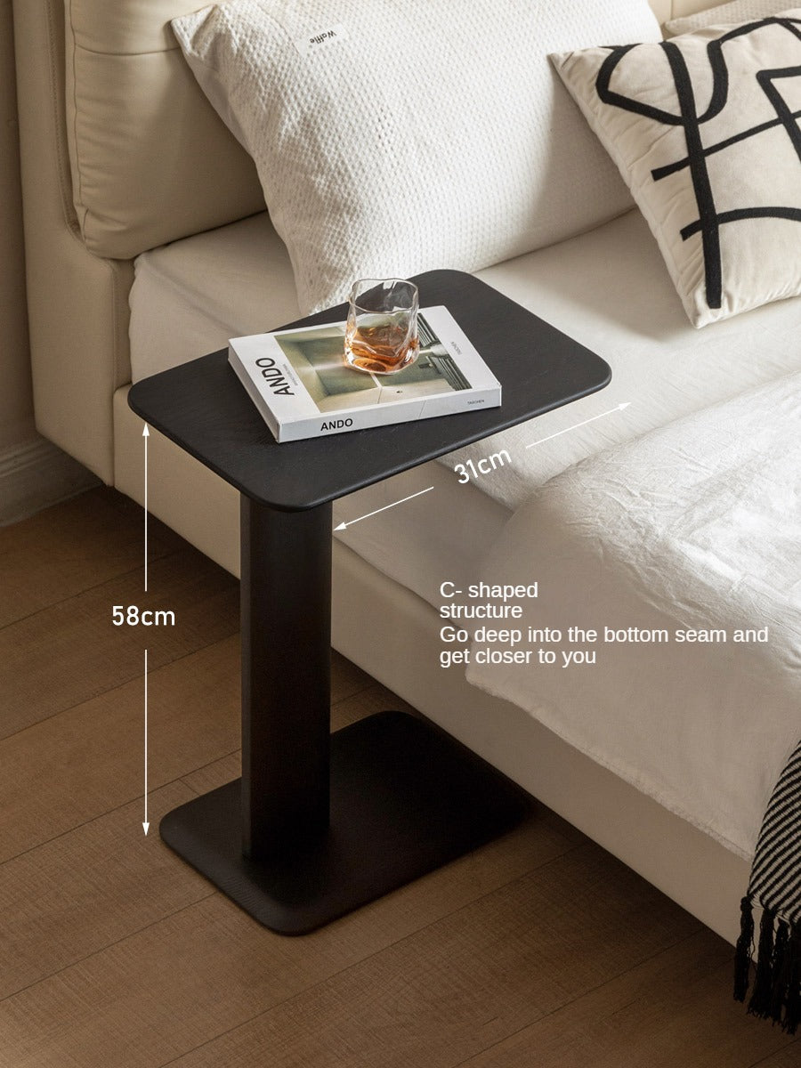 Ash, Black Walnut Solid Wood Side Table Modern Simple