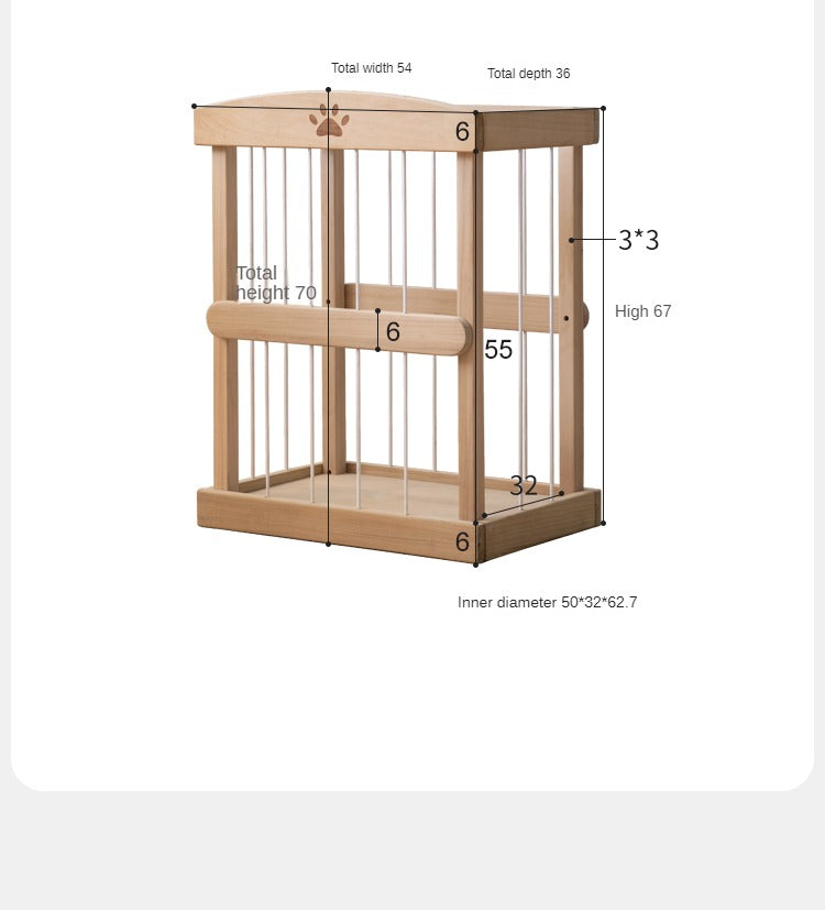 Poplar Solid Wood Kids Book, Toy Combination Storage Rack