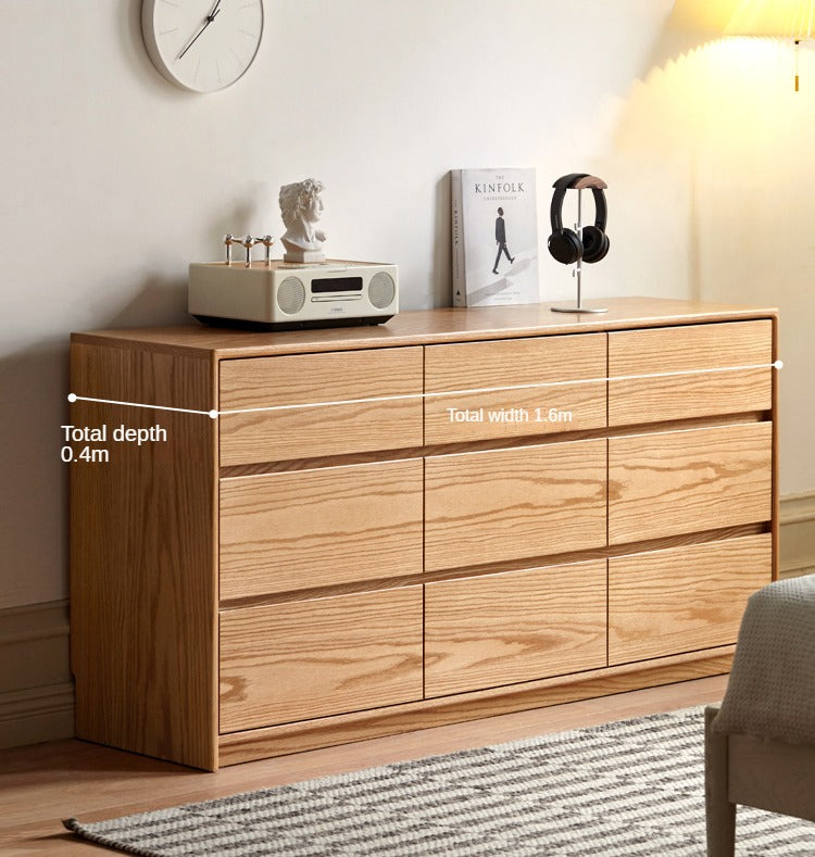 Oak, Black Walnut, Beech Solid Wood, Solid Rubberwood Storage Drawer