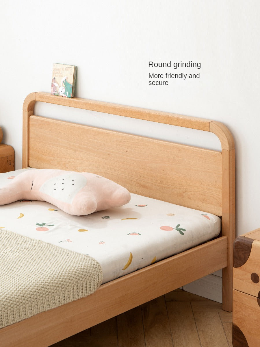 Beech solid wood kids bed