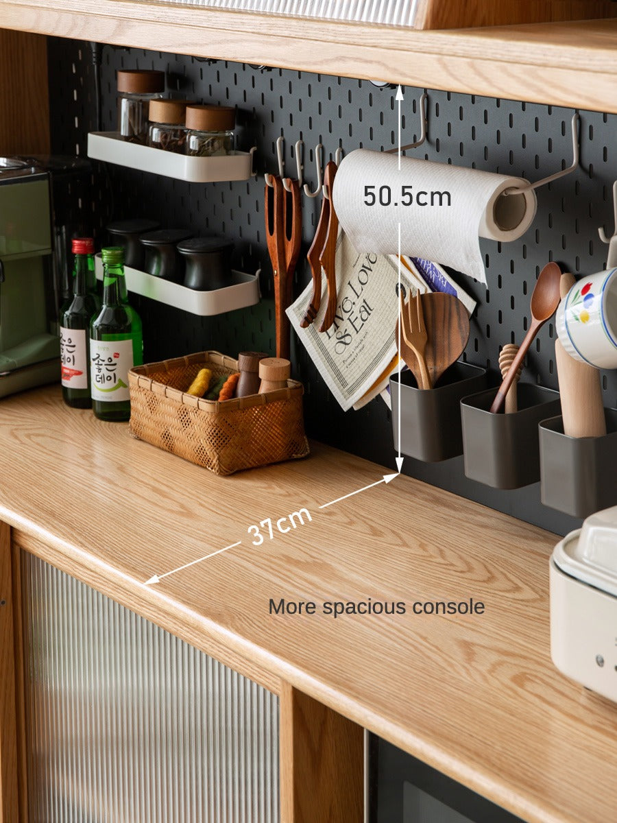 Solid Rubberwood, Oak, Beech Solid Wood Buffet Cabinet, Sideboard