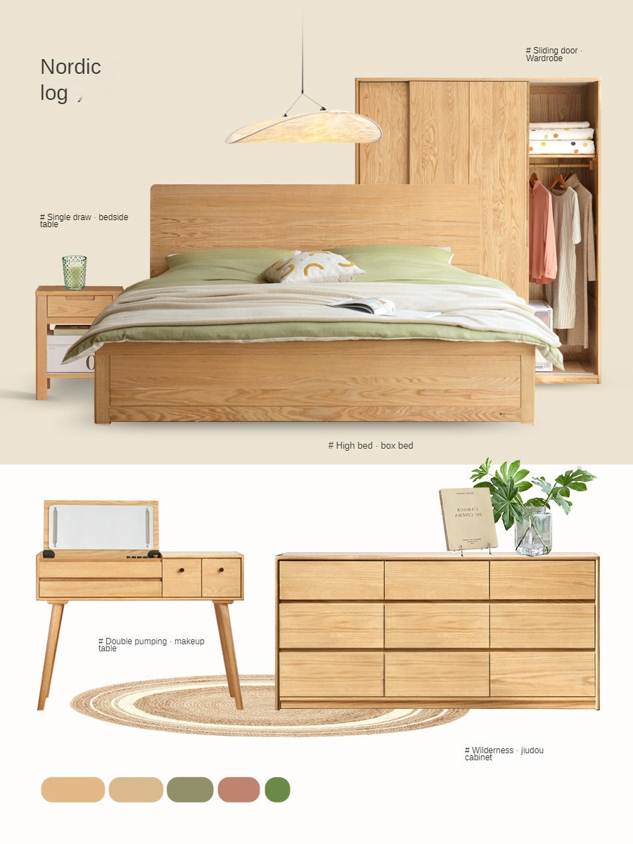 Oak, Black Walnut, Beech Solid Wood, Solid Rubberwood Storage Drawer