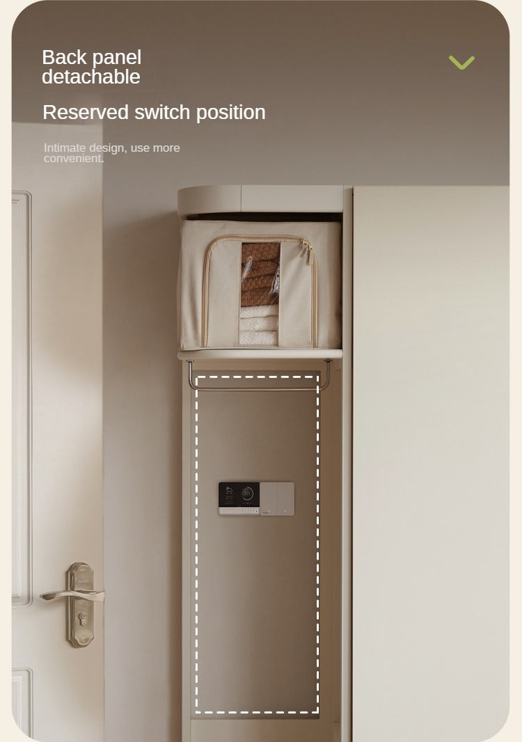 Poplar Solid Wood White Corner Cabinet.