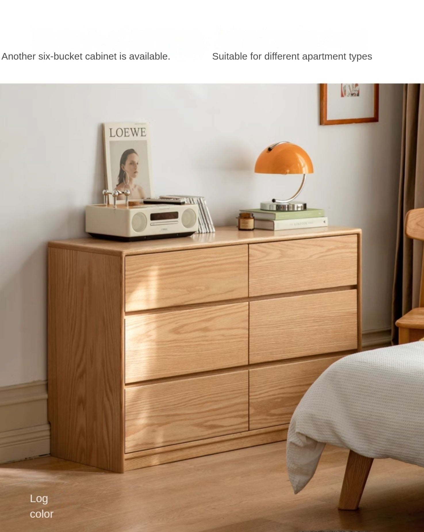 Oak, Black Walnut, Beech Solid Wood, Solid Rubberwood Storage Drawer